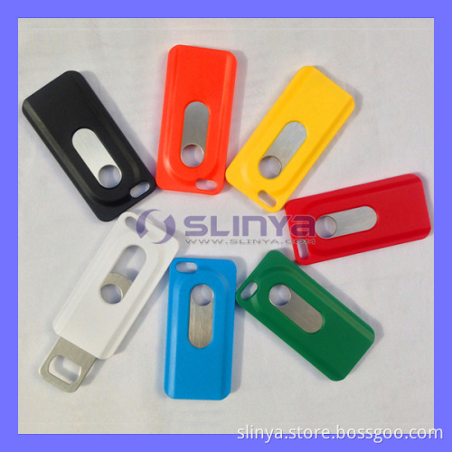 Metal Beer Bottle Opener Case Cover Slide in out for iPhone 5 iPhone 4 4s (CASE-053)
